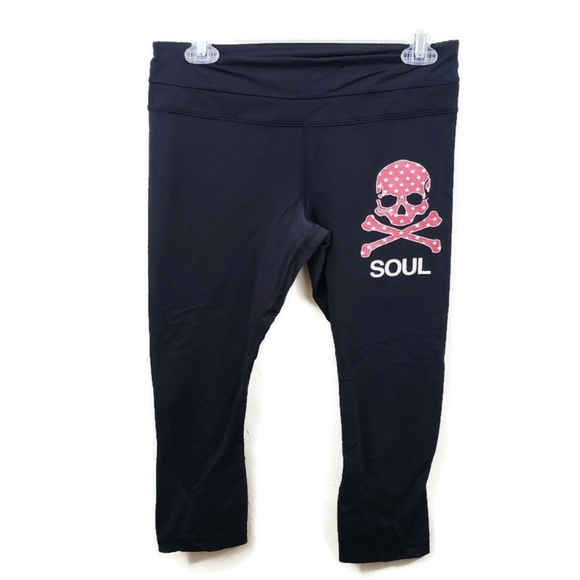 soulcycle Pants - Lululemon Soul Cycle Pink Black Workout Pants